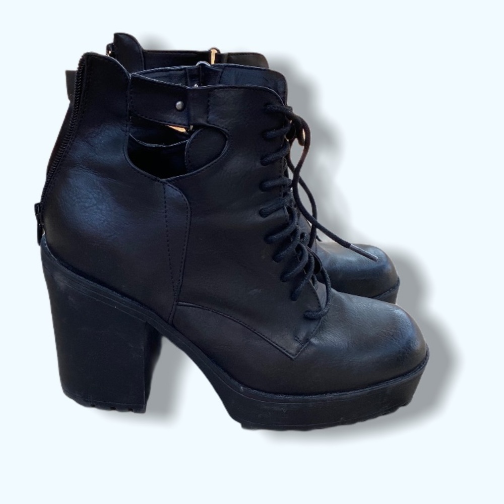 JOW BOXER black rock abkle boots 10 - Picture 4 of 8